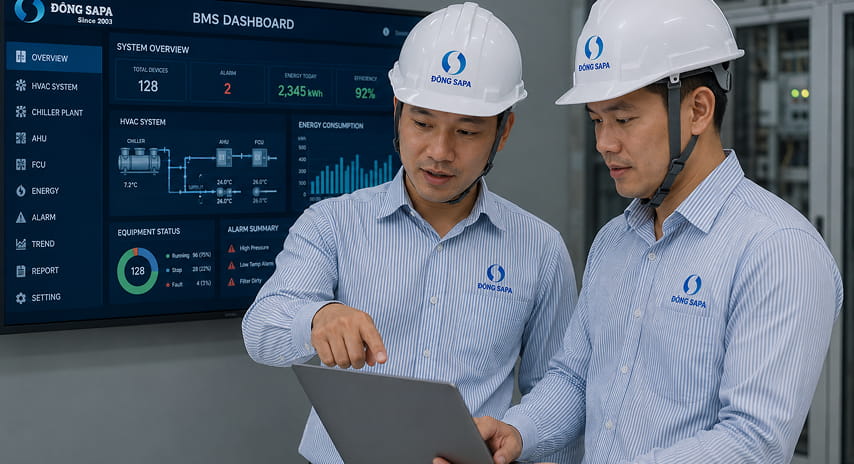 Giải pháp tích hợp hệ HVAC với hệ thống quản lý tòa nhà (BMS)